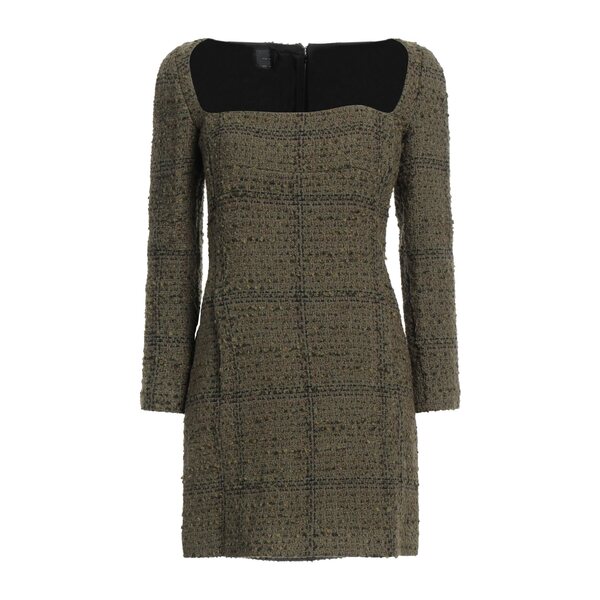 【送料無料】 ピンコ レディース ワンピース トップス Mini dresses Green｜asty