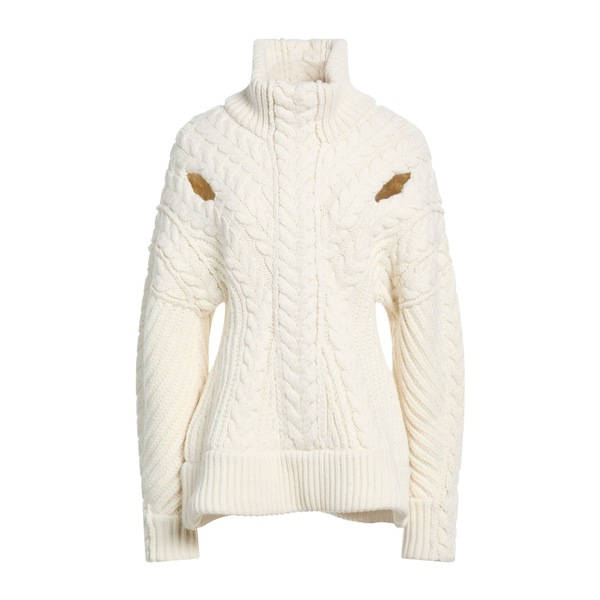 【貨物輸送無料】 マックイーン レディース 編み物\u0026ティーシャツ アウター Turtlenecks White