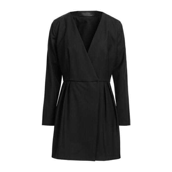 【貨物輸送無料】 フェデリカ・トシ レディース 衣装 トップス Mini dresses Black