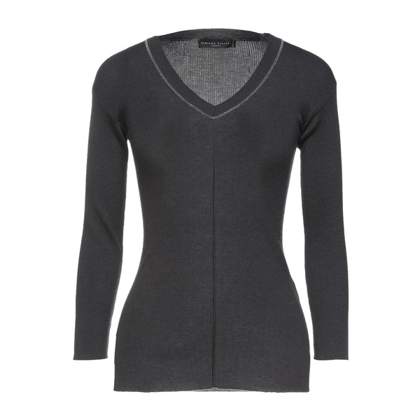 【貨物輸送無料】 ファビアナ フィリッピ レディース 編み物\u0026スウェーター アウター Sweaters Grey