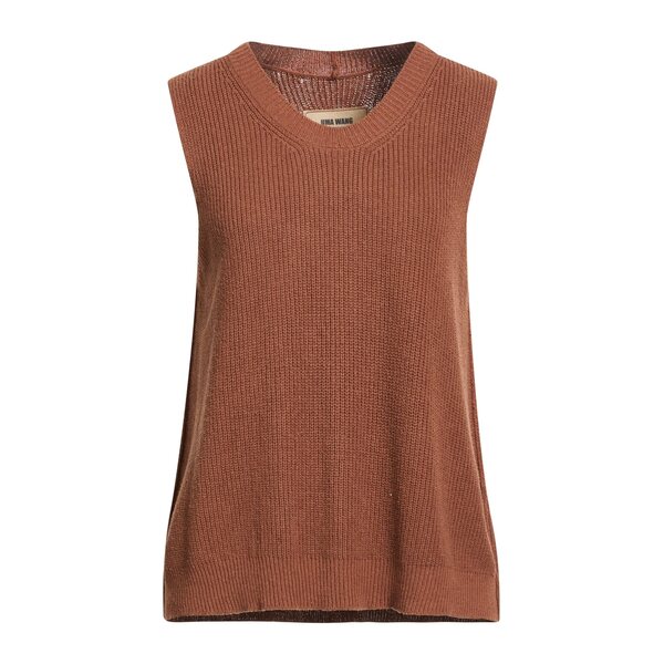 【送料無料】 ユマ・ワン レディース ニット&セーター アウター Sweaters Brown｜asty