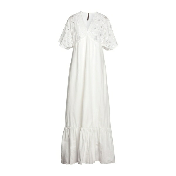 【送料無料】 マニラグレース レディース ワンピース トップス Maxi dresses White｜asty