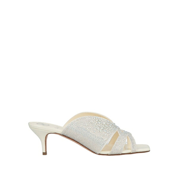 【貨物輸送無料】 ジーナ レディース サンダル シューズ Sandals White