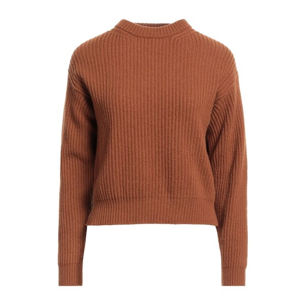 【貨物輸送無料】 ユッカ レディース 編み物\u0026プルオーバー アウター Sweaters Brown