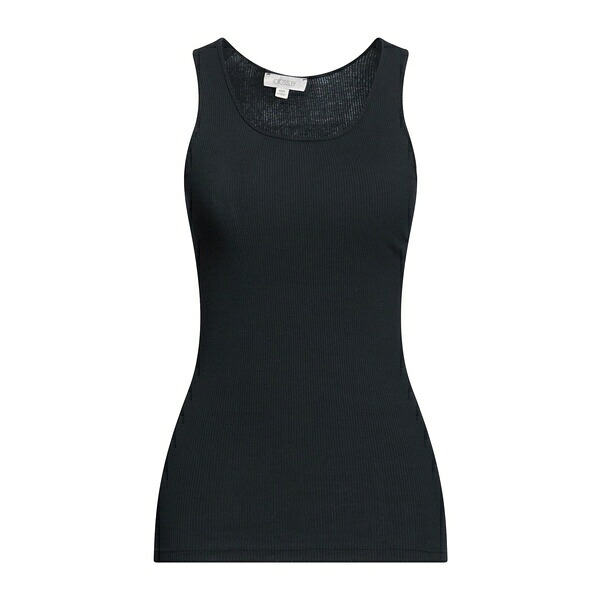 【送料無料】 クロスリー レディース Tシャツ トップス Tank tops Black|asty
