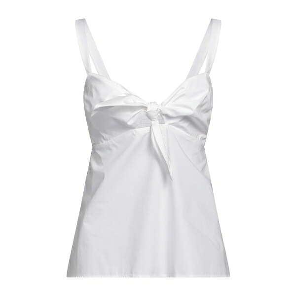 【送料無料】 パロッシュ レディース Tシャツ トップス Tops White｜asty