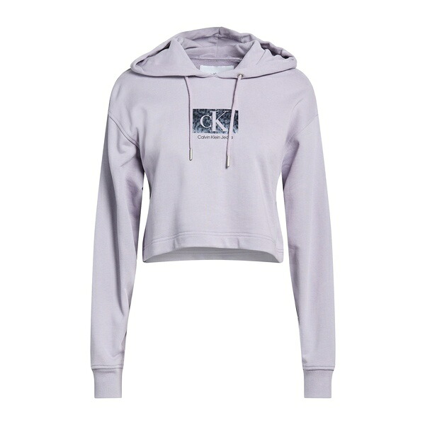 【貨物輸送無料】 カルバンクライン レディース パーカー・スウェットシャツ アウター Sweatshirts Purple