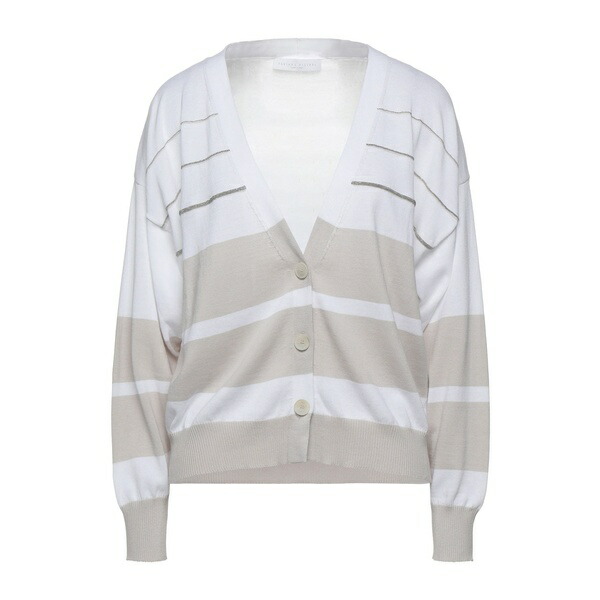 【貨物輸送無料】 ファビアナ フィリッピ レディース ジレー アウター Cardigans White