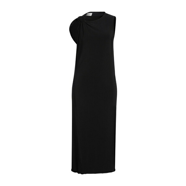【送料無料】 スポーツマックス レディース ワンピース トップス Midi dresses Black｜asty