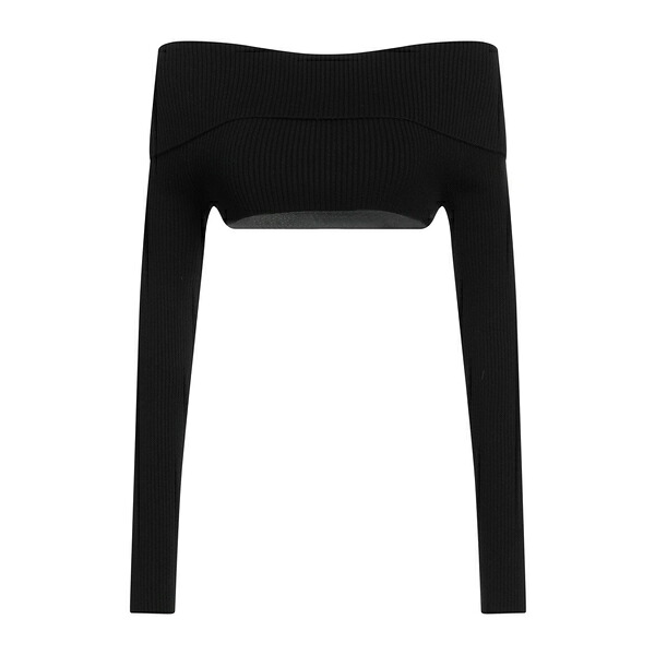 【貨物輸送無料】 エリザベスフランキ レディース ティーシャツ トップス Tops Black レディースファッション-トップス