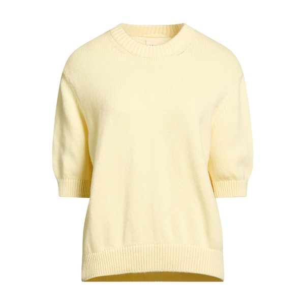 【貨物輸送無料】 紙凧 レディース 編み物\u0026プルオーバー アウター Sweaters Yellow
