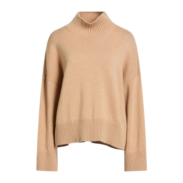 【貨物輸送無料】 イレブンティ レディース 編み物\u0026プルオーバー アウター Turtlenecks Beige