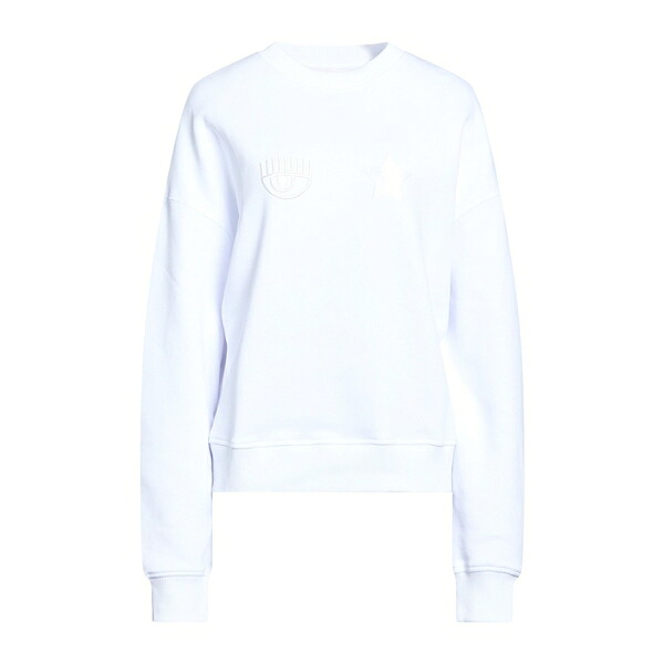 【貨物輸送無料】 シアラフェラーニ レディース パーカー・スウェットシャツ アウター Sweatshirts White