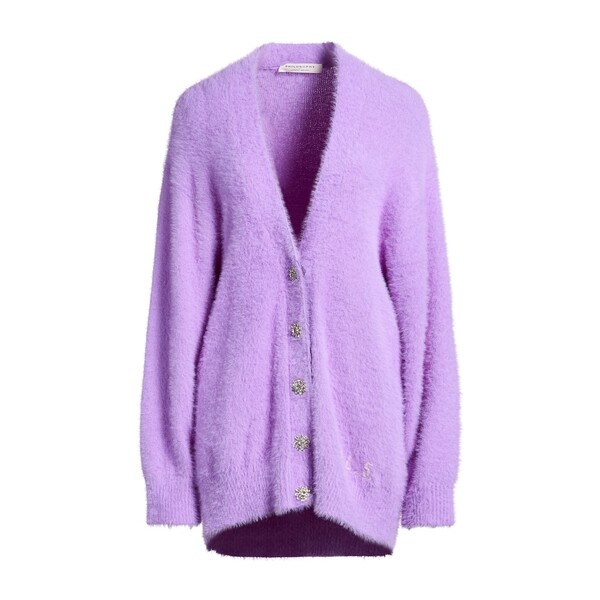 【貨物輸送無料】 フィロソフィーデロレンゾセラフィーニ レディース ジレー アウター Cardigans Purple