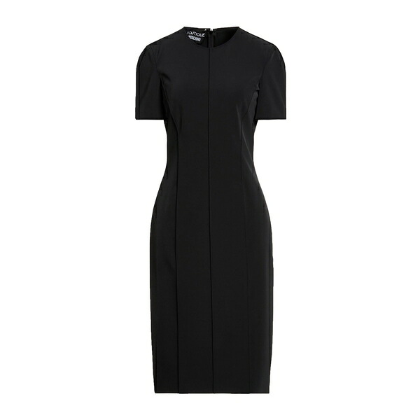 【送料無料】 モスキーノ レディース ワンピース トップス Midi dresses Black|asty