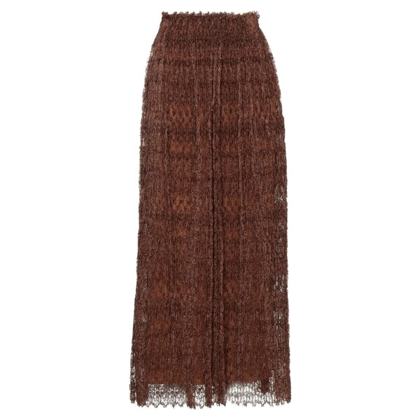 【貨物輸送無料】 エルマンノ シェルヴィーノ レディース スコート ボトムス Maxi skirts Brown