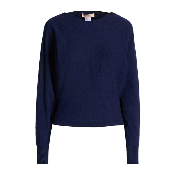 【送料無料】 ツインセット レディース ニット&セーター アウター Sweaters Blue|asty