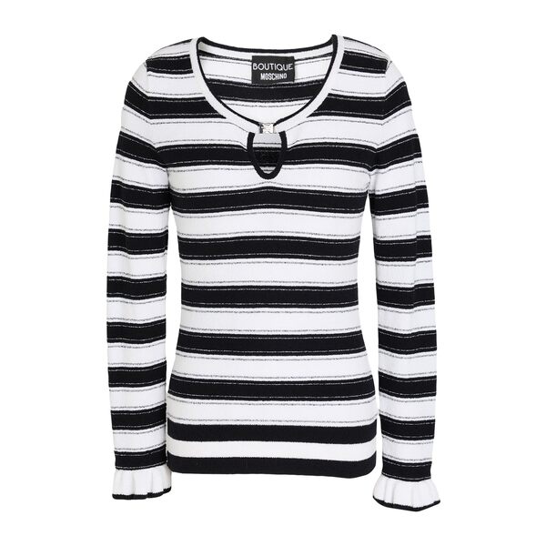 【送料無料】 モスキーノ レディース ニット&セーター アウター Sweaters White｜asty