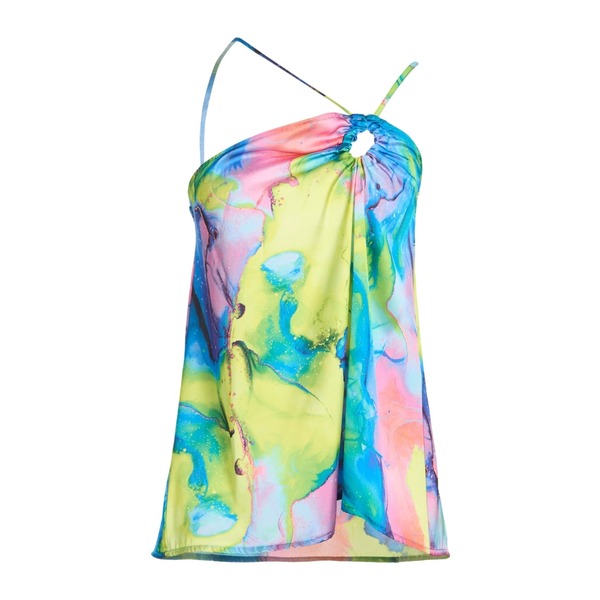 【送料無料】 マリウッチャ レディース Tシャツ トップス Tops Yellow｜asty