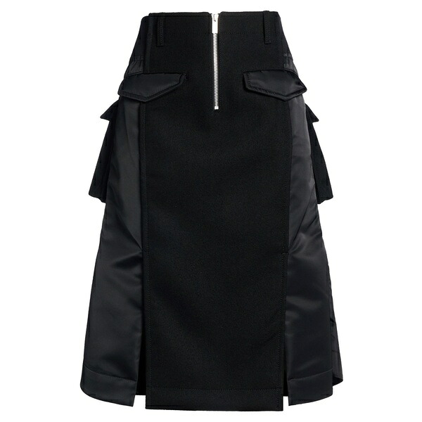【貨物輸送無料】 サカイ レディース スコート ボトムス Midi skirts Black