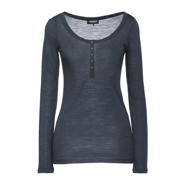 【送料無料】 ドンダップ レディース Tシャツ トップス T-shirts Blue｜asty
