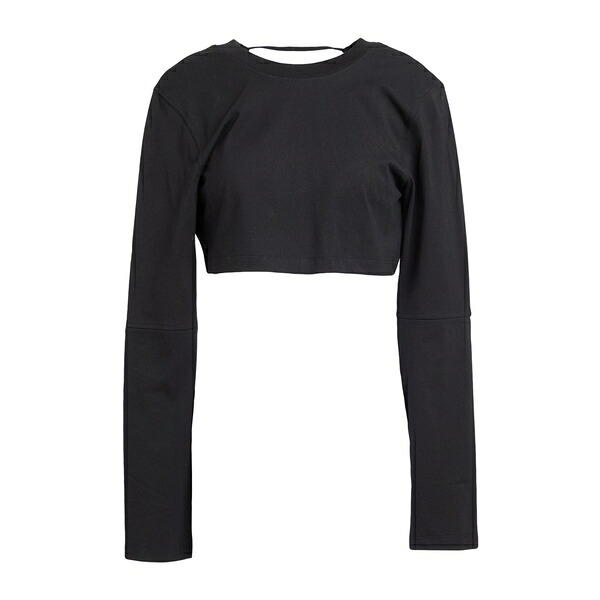 【貨物輸送無料】 ジャクエムス レディース プルオーバー トップス T-shirts Black