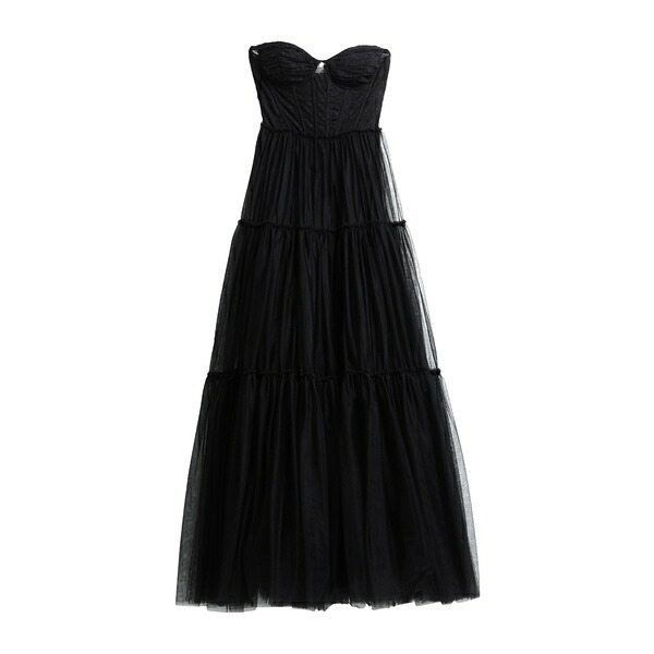 【送料無料】 アニエバイ レディース ワンピース トップス Maxi dresses Black|asty