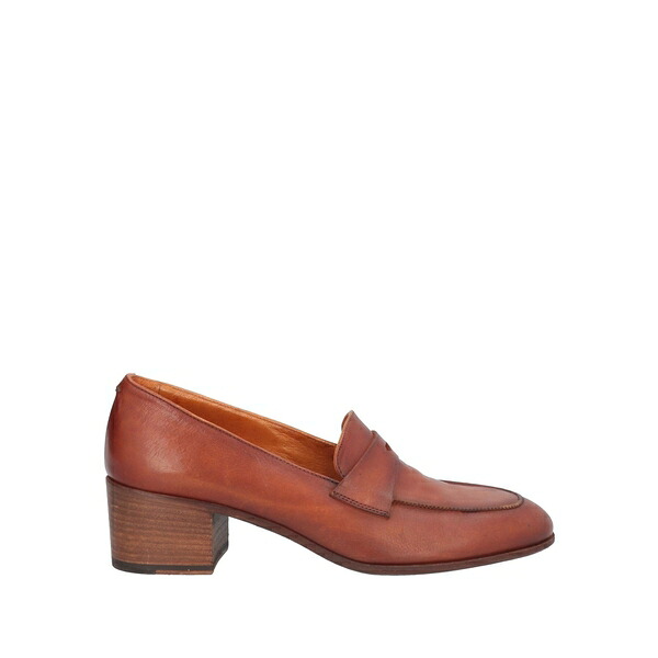 【貨物輸送無料】 パンタネッティ レディース スリッポン・ローファー シューズ Loafers Brown