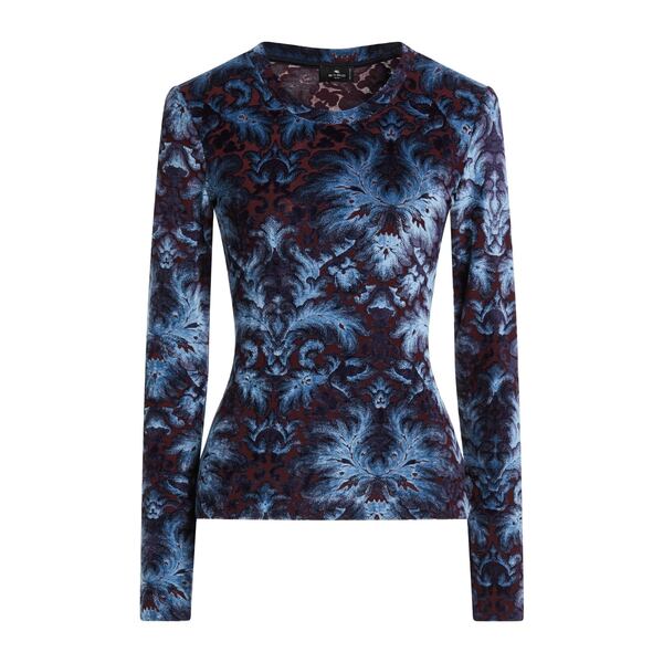 【貨物輸送無料】 エトロ レディース ティーシャツ トップス Tops Blue