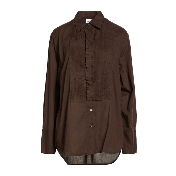 【貨物輸送無料】 アスペジ レディース プルオーバー トップス Shirts Brown