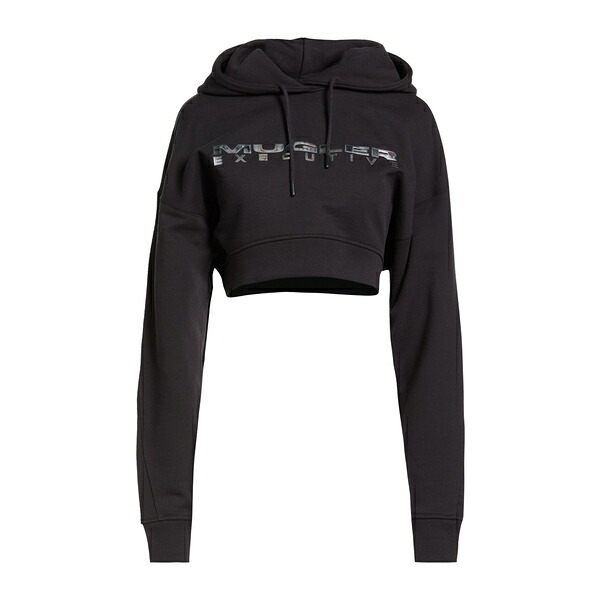 【貨物輸送無料】 マグラー レディース パーカー・スウェットシャツ アウター Sweatshirts Black