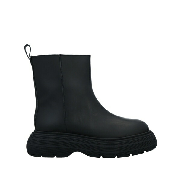 【貨物輸送無料】 歯車・クチュール レディース ブーツ シューズ Ankle boots Black