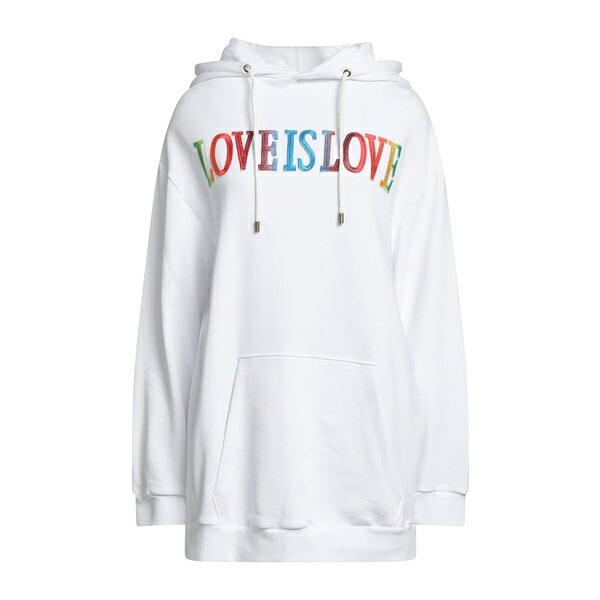 【送料無料】 アルベルタ フェレッティ レディース パーカー・スウェットシャツ アウター Sweatshirts White｜asty