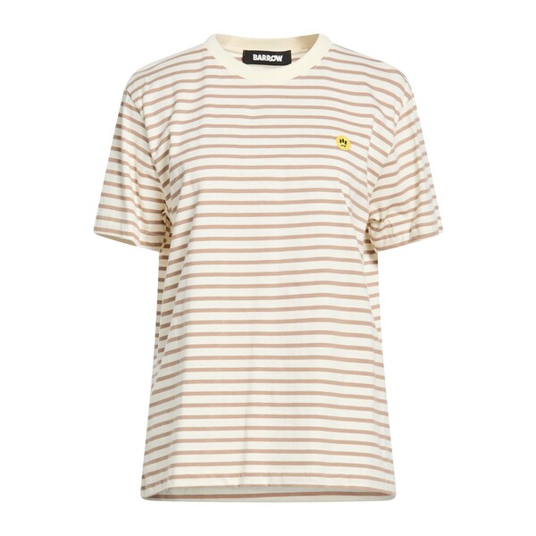 【送料無料】 バロウ レディース Tシャツ トップス T-shirts White｜asty