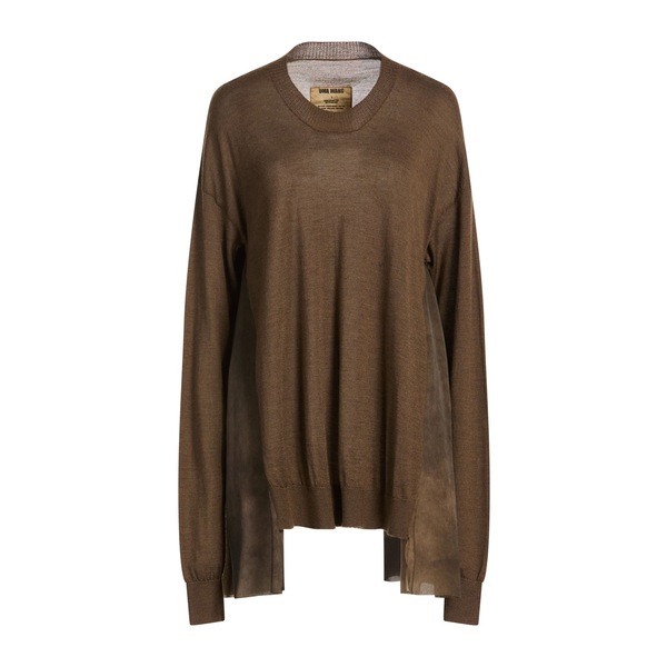 【貨物輸送無料】 ユマ・一 レディース 編み物\u0026プルオーバー アウター Sweaters Brown