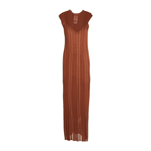 【貨物輸送無料】 アリジ レディース 衣装 トップス Maxi dresses Brown