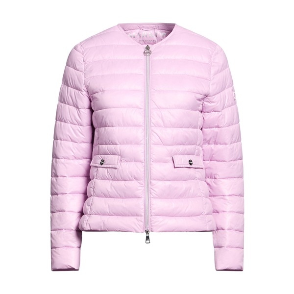 【貨物輸送無料】 目じるし引き上げる レディース 上衣＆上衣 アウター Puffers Pink