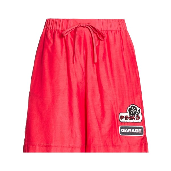 【貨物輸送無料】 ピンコ レディース 心地好いズボン下 ボトムス Shorts \u0026 Bermuda Shorts Red