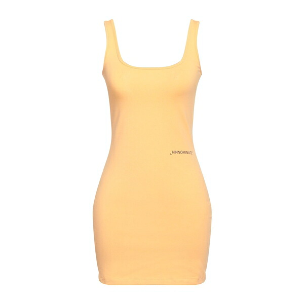 【送料無料】 ヒノミネイト レディース ワンピース トップス Mini dresses Orange|asty
