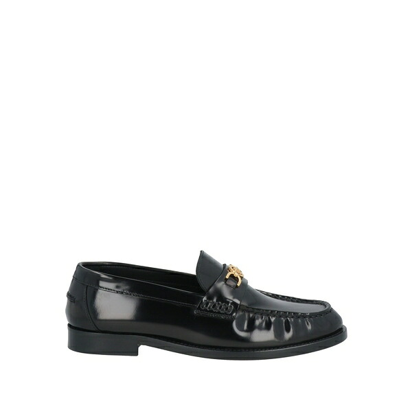 【貨物輸送無料】 ヴェルサーチ レディース スリッポン・ローファー シューズ Loafers Black