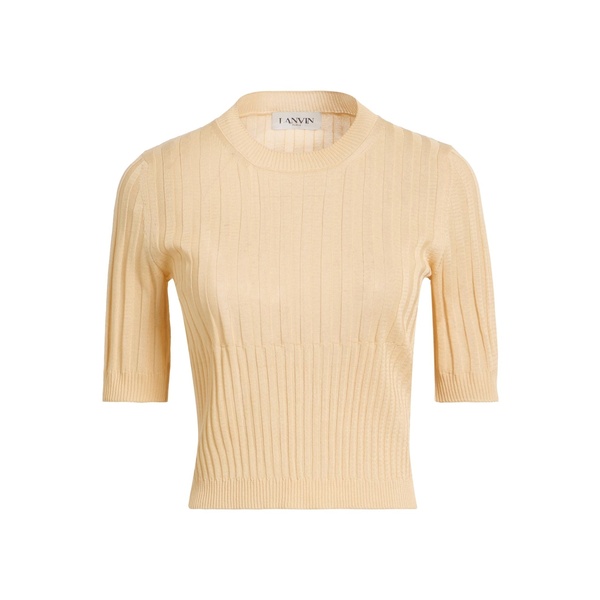 【貨物輸送無料】 ランバン レディース 編み物\u0026スウェーター アウター Sweaters Beige