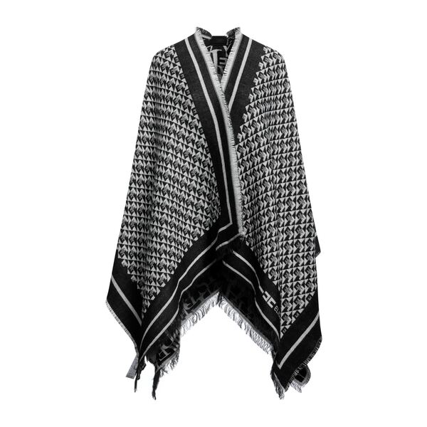 【貨物輸送無料】 エリザベスフランキ レディース 上衣＆上衣 アウター Capes Black