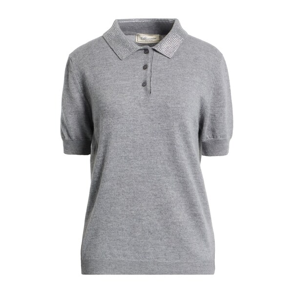 【貨物輸送無料】 ブル米国海兵隊員 レディース プルオーバー トップス Polo shirts Grey