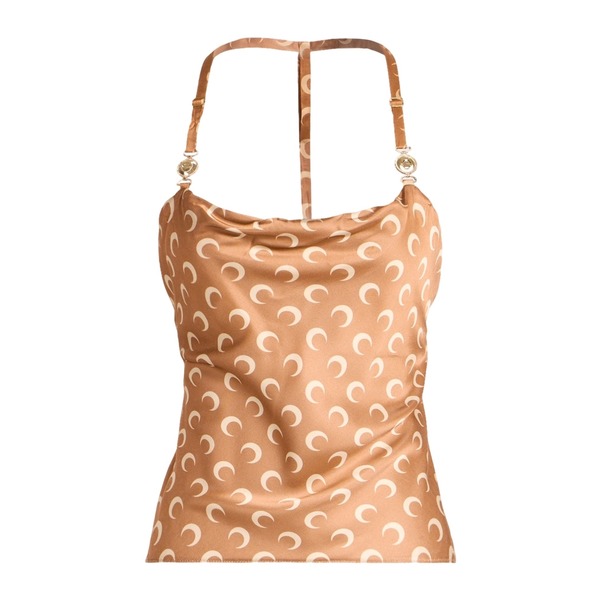 【貨物輸送無料】 米国海兵隊員 独居室 レディース ティーシャツ トップス Tops Brown