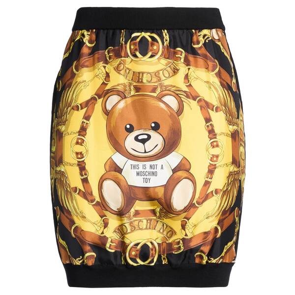 【貨物輸送無料】 モスキーノ レディース スコート ボトムス Mini skirts Black
