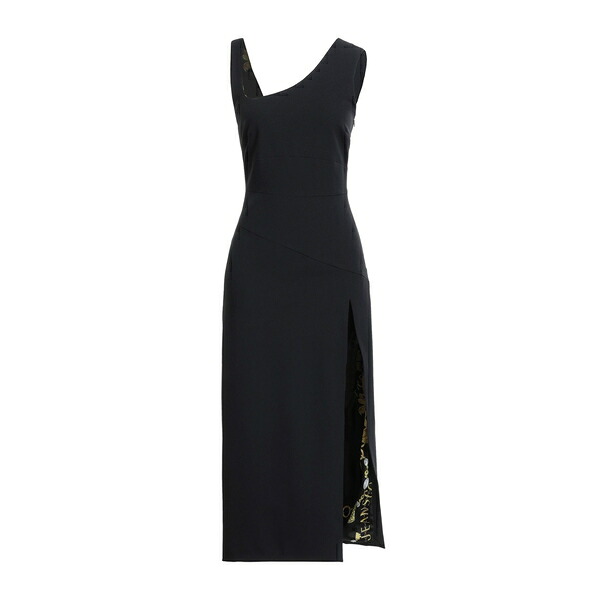 【貨物輸送無料】 呼びりん探し回る レディース 衣装 トップス Midi dresses Black