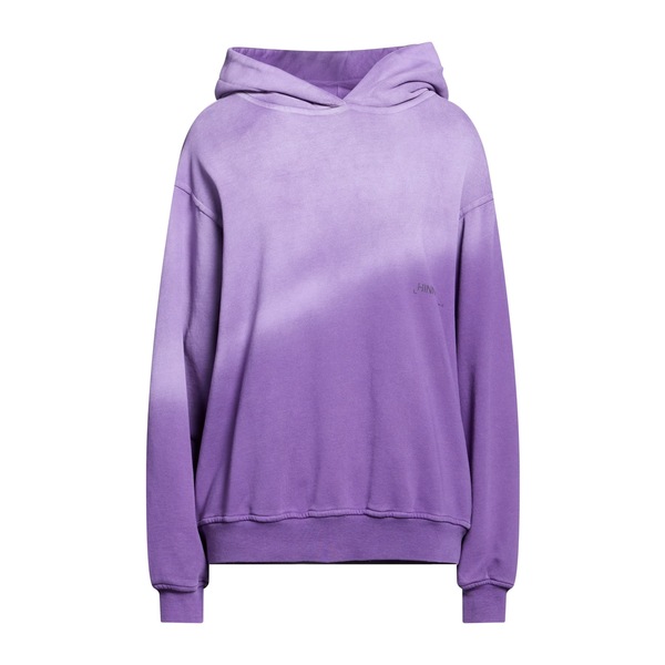 【貨物輸送無料】 ヒノミネイト レディース パーカー・スウェットシャツ アウター Sweatshirts Purple