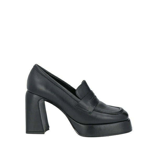 【貨物輸送無料】 ロレンツォ マリ レディース スリッポン・ローファー シューズ Loafers Black
