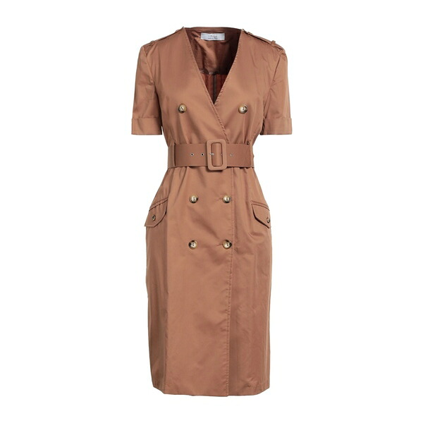 【貨物輸送無料】 騒々しい混乱 レディース 衣裳 トップス Midi dresses Brown