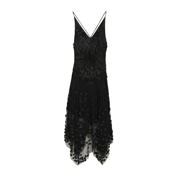 【送料無料】 アメン クチュール レディース ワンピース トップス Maxi dresses Black｜asty